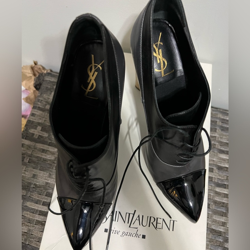 Women YSL Charlotte Laceup Oxford shoe